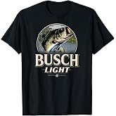 Busch Light - Last Cast - Bass Fish T-Shirt