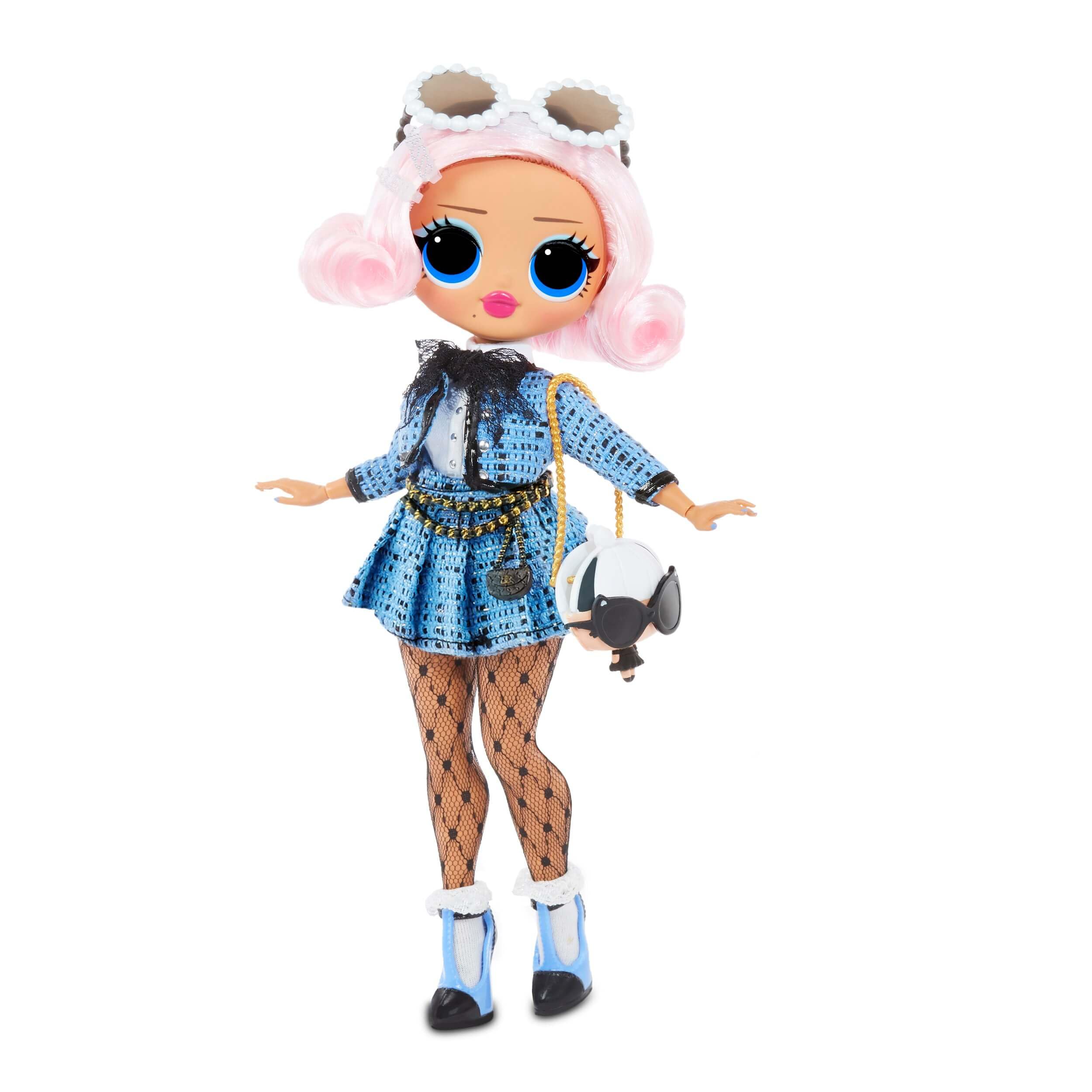 LOL Surprise OMG Uptown Girl Fashion Doll for Kids - 20 Surprises - Styled Hair & Chic Fashion - For Ages 4 Years & Up - Includes Shoes, Shoebox, Accessories, Hatbox, Purse, Hairbrush & More