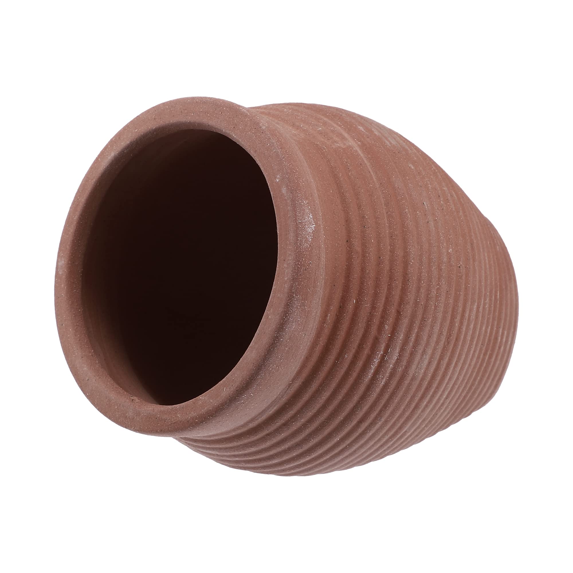 VOCOSTE Aquarium Hideaway Rock Cave, Red Brown, 3.82x3.54x3.82 Inches