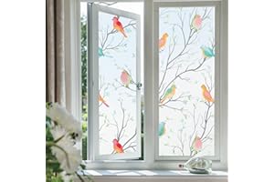 Coavas Window Privacy Film One Way, See Out Not in Windows Tint for Home, Mirror Reflective Blocking Sun Heat Glass Coverings UV Static Cling