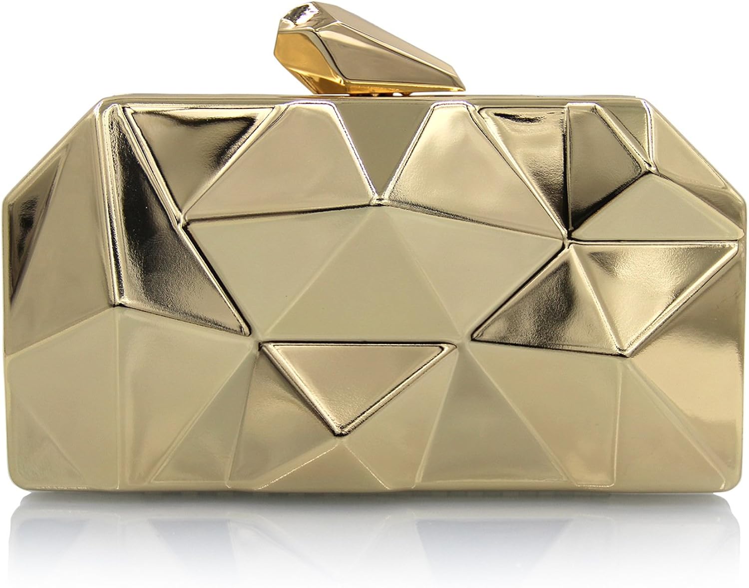 gold formal clutch