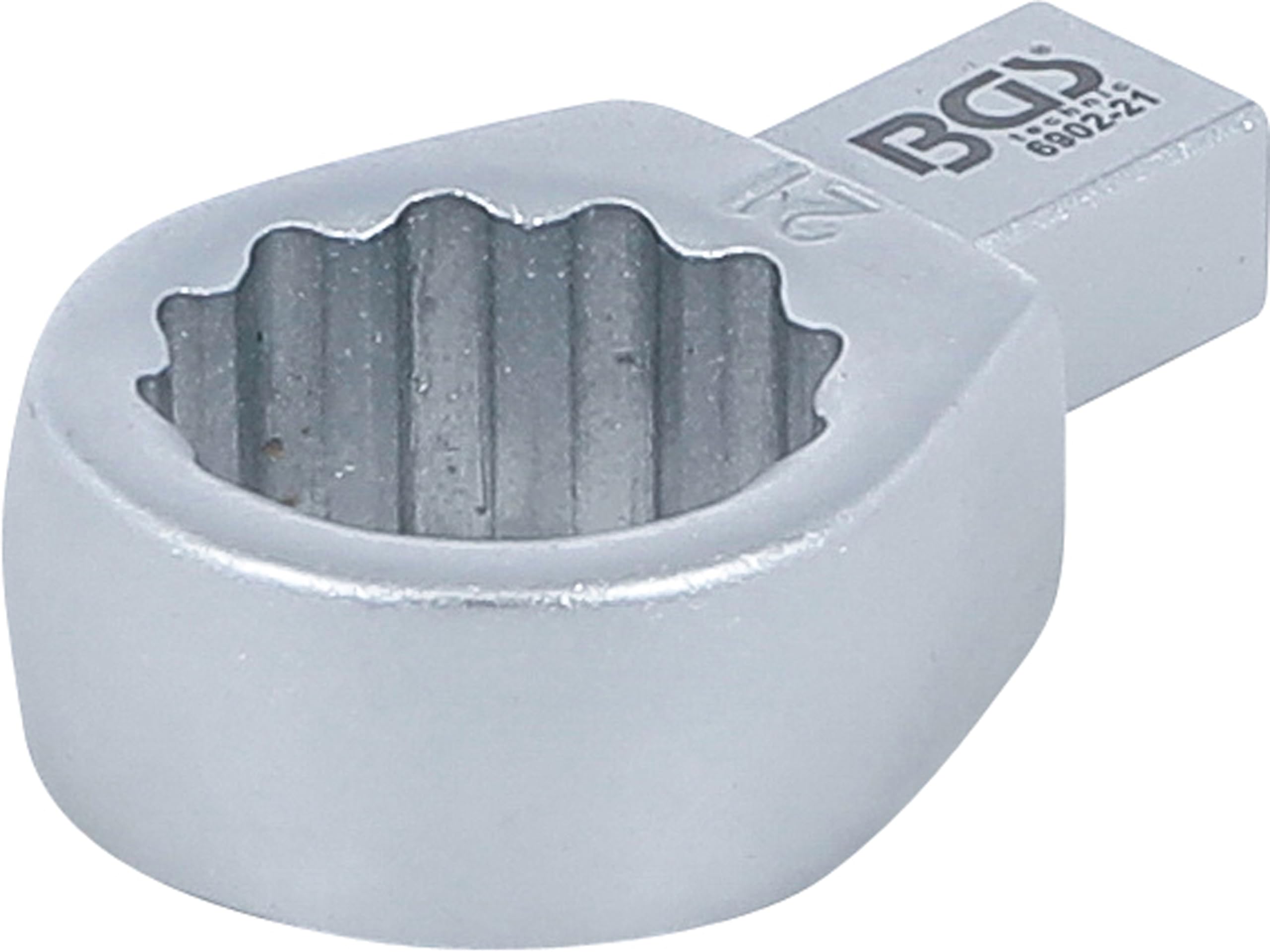 BGS 6902-21 | Push Fit Ring Spanner | 21 mm | Square Size 9 x 12 mm