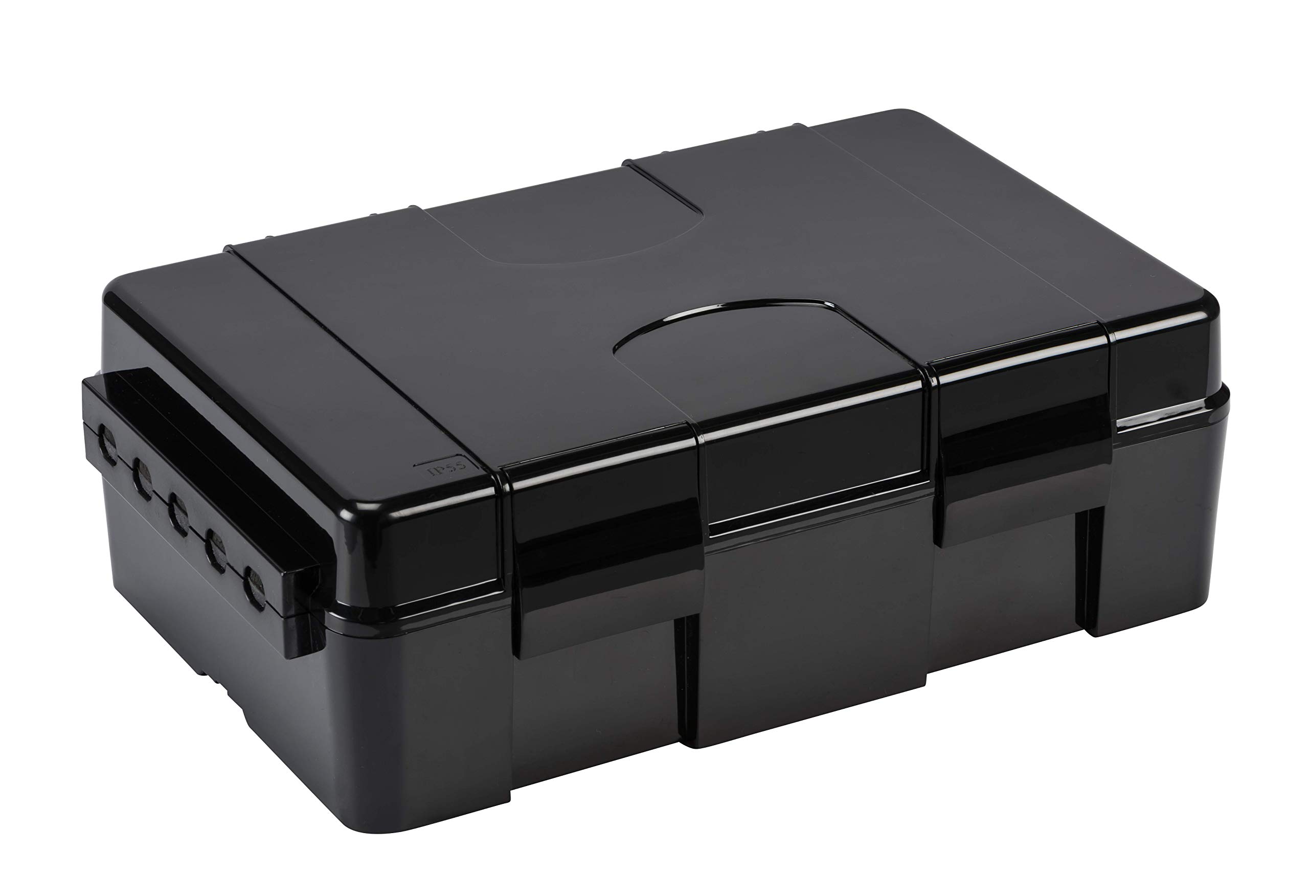 Knightsbridge JB55BK IP55 Weatherproof Electrical Box for Outside - Black, 116.0 mm*334.0 mm*220.0 mm — image 1