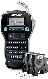 Dymo LabelManager 160 Starter Kit with 3 D1 Tape Rolls QWERTY Keyboard view 8