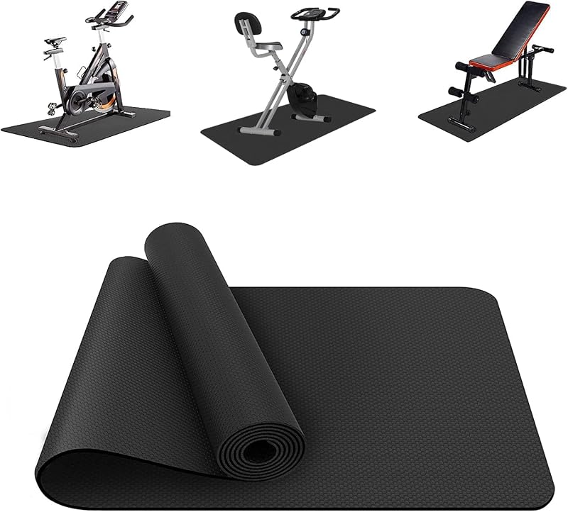 Vanexiss Treadmill Mat 120x60cm Heavy-Duty Protection for Gym Equipment
