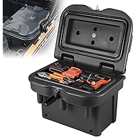 KEMIMOTO UTV Bed Box for Storage Compatible with Polaris Ranger 500 570 900 1000 XP General 1000 4 2016 2017 2018 2019 2020 2