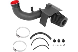 Air Intake Kit Performance Upgrade Aluminum Cold Air Intake System with Heat Shield High Flow Air Filter for MK7 R 2.0L TSI 1
