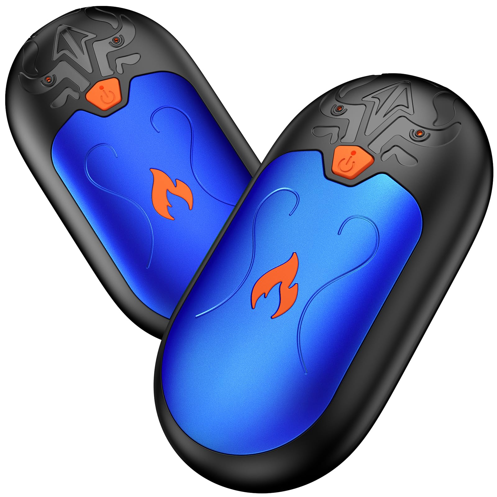 Hand Warmers Rechargeable, 2 Pack Electric Hand Warmer with 24 hrs Warmth, Portable Pocket Warmer 3 Heating Modes, Reusable Hand Warmers for Reno Patients, Women Men (Blue)