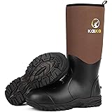 Kalkal Rubber Boots for Men, Waterproof Rain Boots