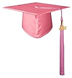 GraduatePro Matte Graduation Cap with 2025 Tassel