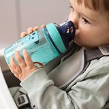 Nuby Mighty Swig Water Bottle 360ml No Spill Beaker Twin Pack Monsters view 4
