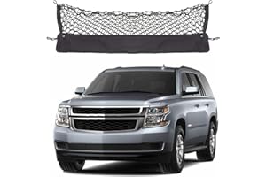 OMOCYRA Envelope Style Trunk Cargo Net Compatible with Chevrolet Chevy Tahoe GMC Yukon New 2024 2023 2022 2021 2020 2019 2018 2017 2016 2015 Premier SUV Car Rear Nylon Mesh Tailgate Netting