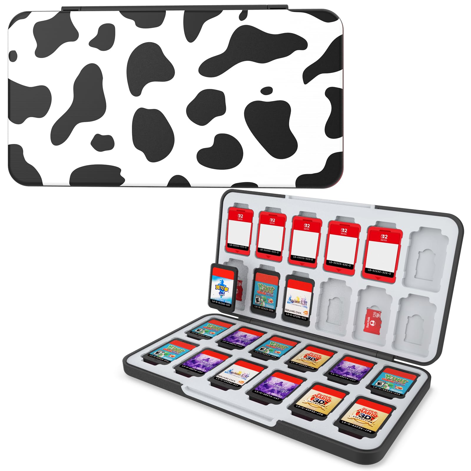 HEIYING Switch Game Case with 48 Precise Slots for Nintendo Switch 2 / OLED