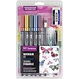 Tombow 56198 Watercolor Set. Includes Dual Brush Pens, Water Brush, Blending Palette, Guide, and More. Perfect for Beginner W