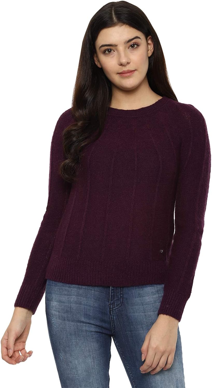 Buy Allen Solly Women's Synthetic Pullover at Amazon.in