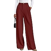 PRETTYGARDEN Womens Wide Leg Dress Pants 2026 Business Casual Flowy Work Palazzo Pants High Waisted Slacks Trousers