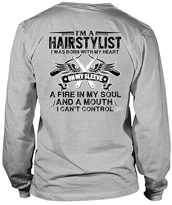 Amazon Com I M A Hairstylist Long Sleeve Tees I Love Hairstylist