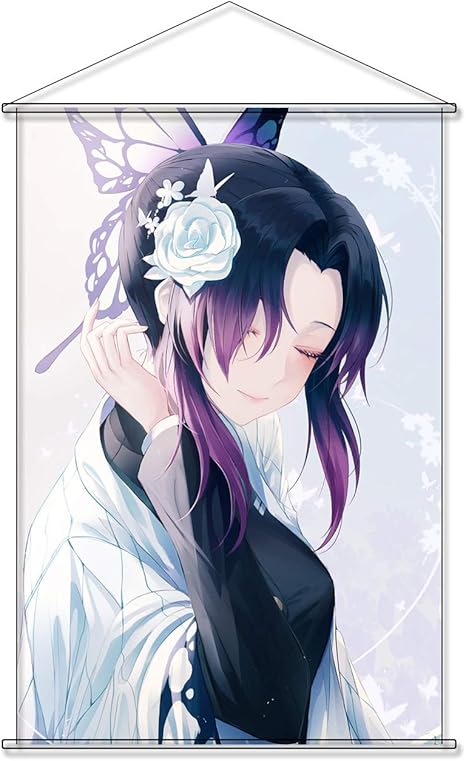 Amazon Co Jp タペストリー 鬼滅の刃 きめつのやいば 胡蝶 しのぶ こちょう しのぶ ポスター 掛ける絵 巻物 軸物 アニメ 漫画 可愛い アニメ おしゃれ 萌え カスタム可能 90cmx60cm ホビー 通販
