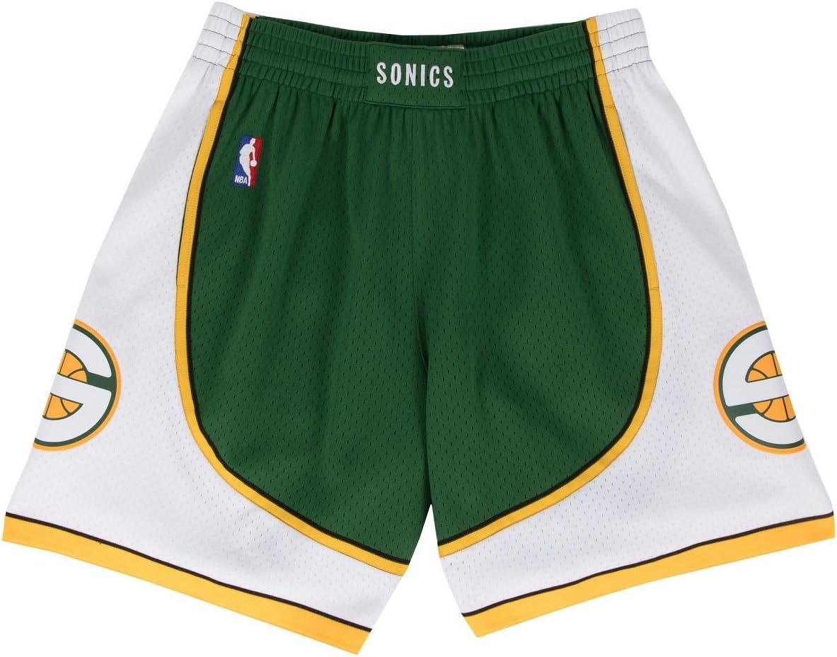 mitchell and ness green bulls shorts