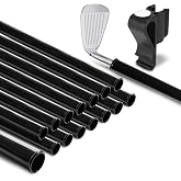 Golf Bag Tubes Set of 14 (1.25'') + 1 (1.5'') for Fat Putter Grip, Club Protection Sleeves, Dividers &amp; Organizer, Travel Accessory for Golf Bag Separation and Organization with Putter Clip