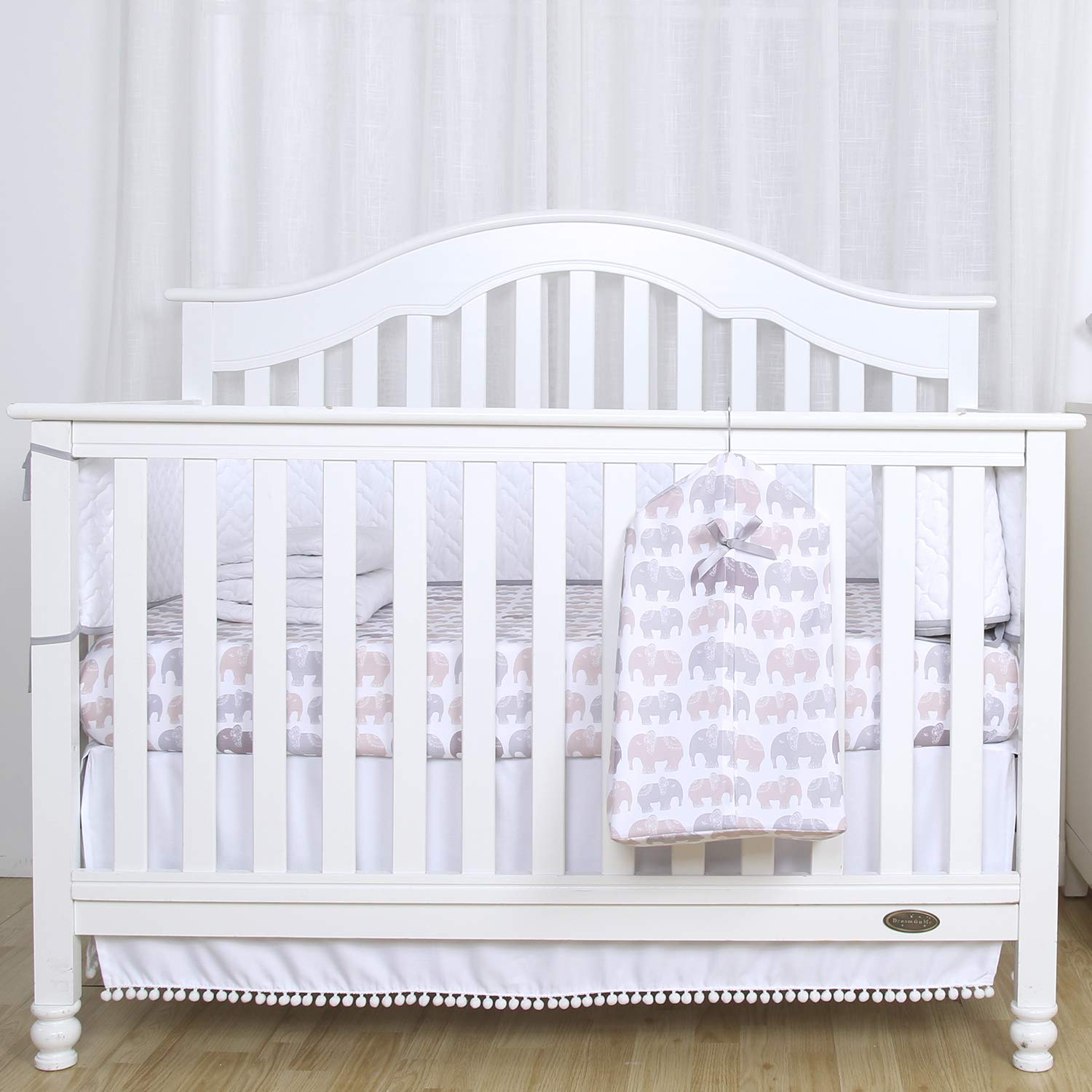 crib bumper and skirt set