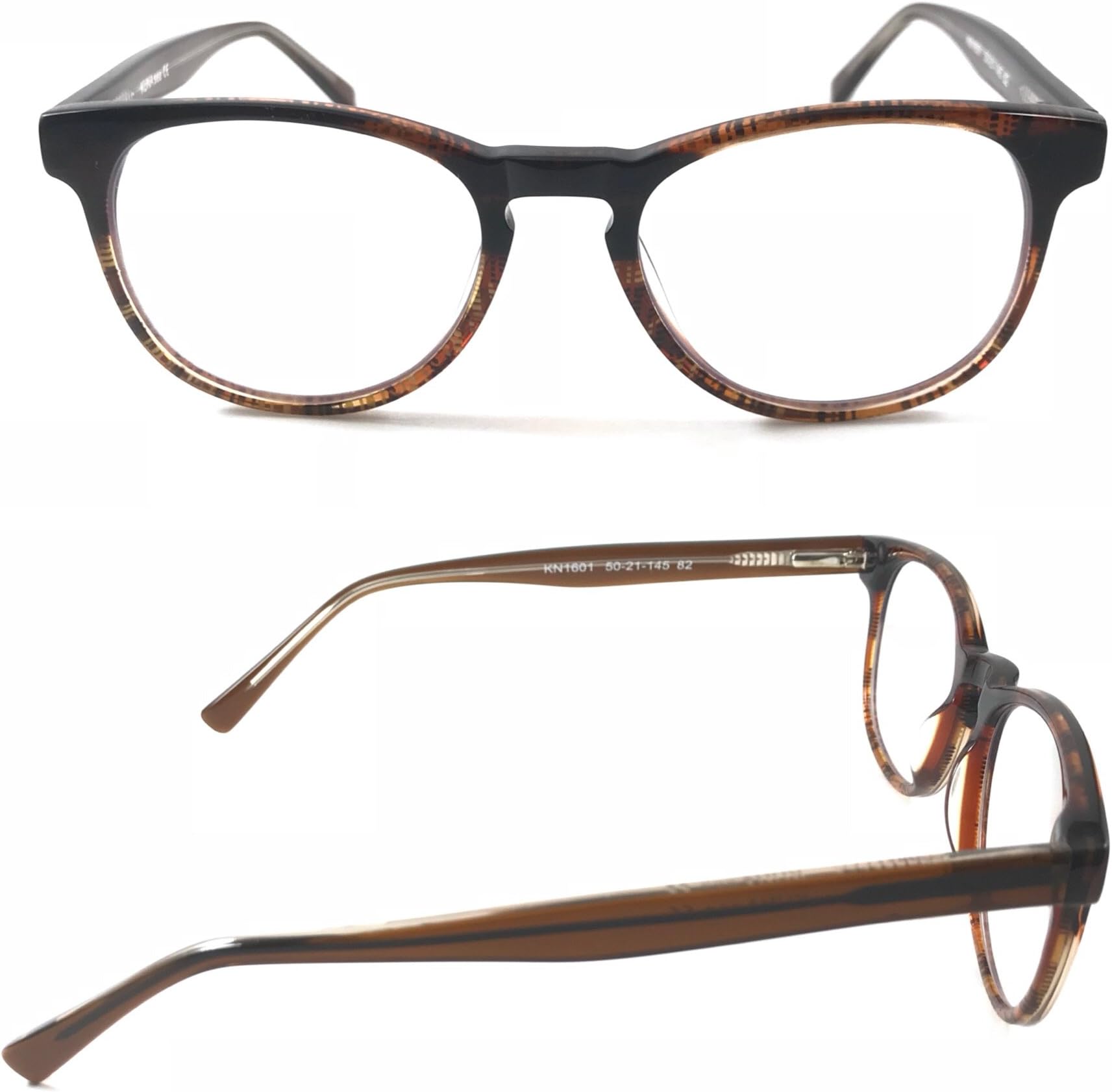 Kuna Sea Anti-Blue Light Computer Glasses (Polished Frame - Brown)