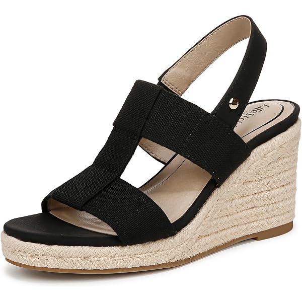 Zeppa 6.3 Cm Tessuto LifeStride Darby Sandali Con Zeppa Donna - Tessuto