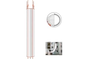 20 Ft Construction Trash Chute with Circular Top Steel Ring and 4 Adjustable Handles, Heavy Duty Construction Chute, Construc