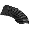 PATIKIL Golf Club Iron Head Covers, Visible Window Waterproof Protection Sleeve for Outdoor Sport