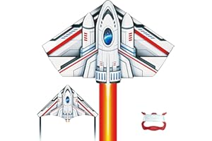 TCVENTS Kites for Kids Ages 4-8 8-12, Beginner Kite for Adults Easy to Fly Kids Kites for Toddlers Age 3-5 with Handle and 328FT String for Family Outdoor Games and Activities