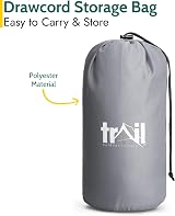 Trail Outdoor Leisure Fleece Sleeping Bag Liner 220x80 Hood Envelope view 6