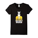 Womens Llama Just Killed A Man Funny Rock T-Shirt Large Black