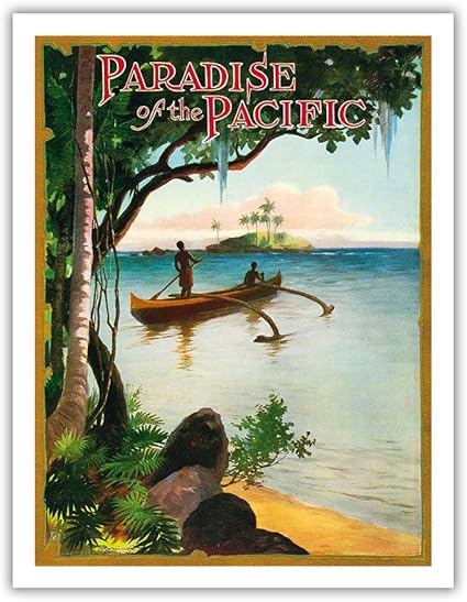 Amazon Co Jp 太平洋の楽園 アウトリガーカヌーでハワイ ビンテージなハワイの雑誌の表紙 C 1917 アートポスター 51cm X 66cm ホーム キッチン Amazon Co Jp 太平洋の楽園 アウトリガーカヌーでハワイ ビンテージなハワイの雑誌の表紙 C 1917 アートポスター 51cm X 66cm ホーム キッチン