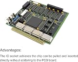 sourcing map 14 Pin DIP IC Socket Adapter 2.54mm Pitch Flat Pin 30 Pack PCB view 5