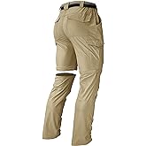 Men's Hiking Pants Convertible Zip Off Lightweight Waterproof Quick Dry Outdoor Fishing Travel Safari Camping