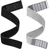 PBFairyy Watch Bands for Garmin Fenix 8 47mm/Fenix E 47mm/Fenix 7/Fenix 7 Pro/Fenix 6/Fenix 6 Pro/Fenix 5/5 Plus/Epix Gen 2/Approach S62/S60 Band,22mm Hook and Loop Quick Dry Nylon Strap Wristband