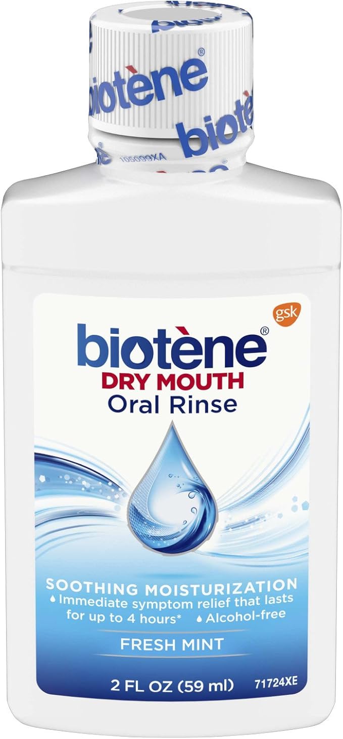 Biotene Fresh Mint Moisturizing Oral Rinse Mouthwash, AlcoholFree, for