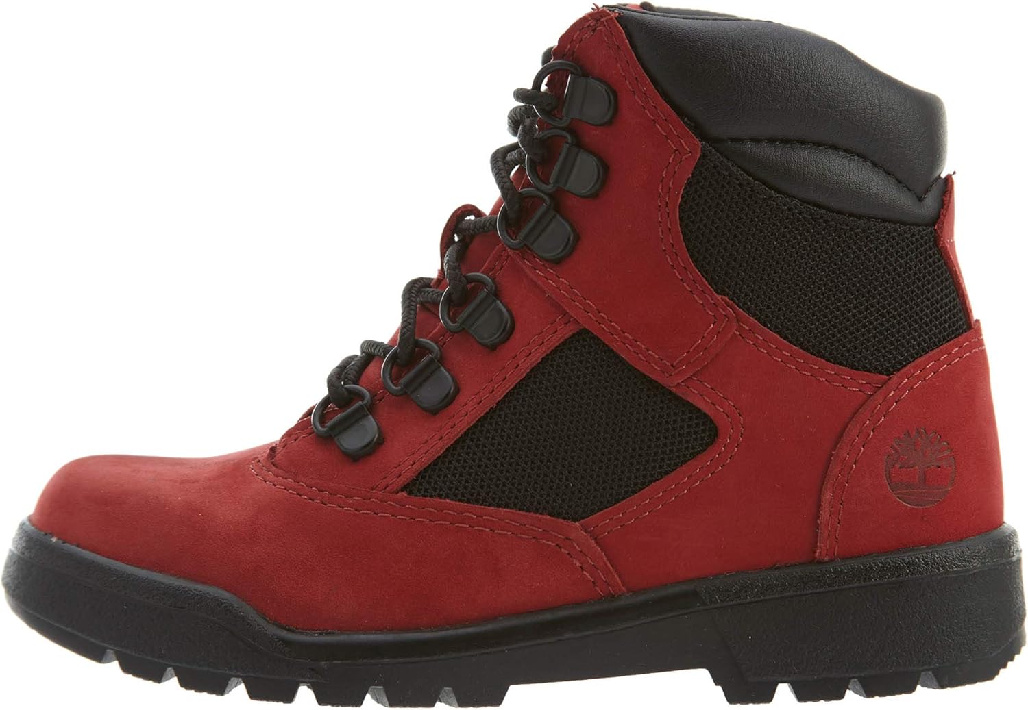 red timberland field boots