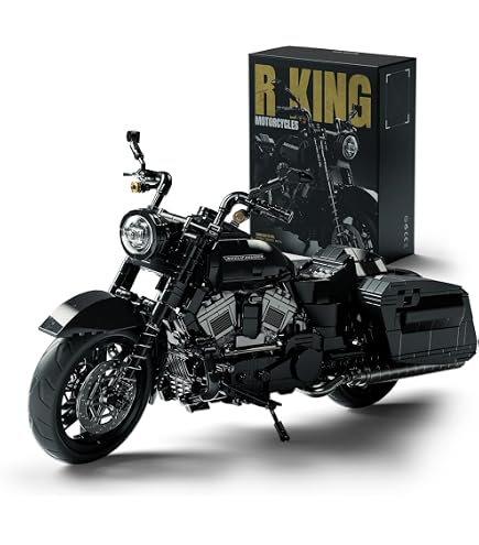 Nifeliz V-Road Motorcycle Model Set for Adults, Street Muscle Bike