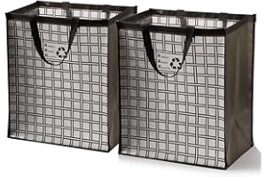 Lily queen Recycle Bin Bags for Kitchen Home Trash Cans Sorting Bins 12 Gallon Set of 2