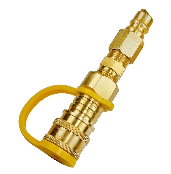 DOZYANT Natural Gas Quick Connect Adapter Fittings，LP Gas