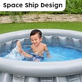 Bestway Spaceship Paddling Pool 1.52m x 43cm Kids Inflatable Pool view 4