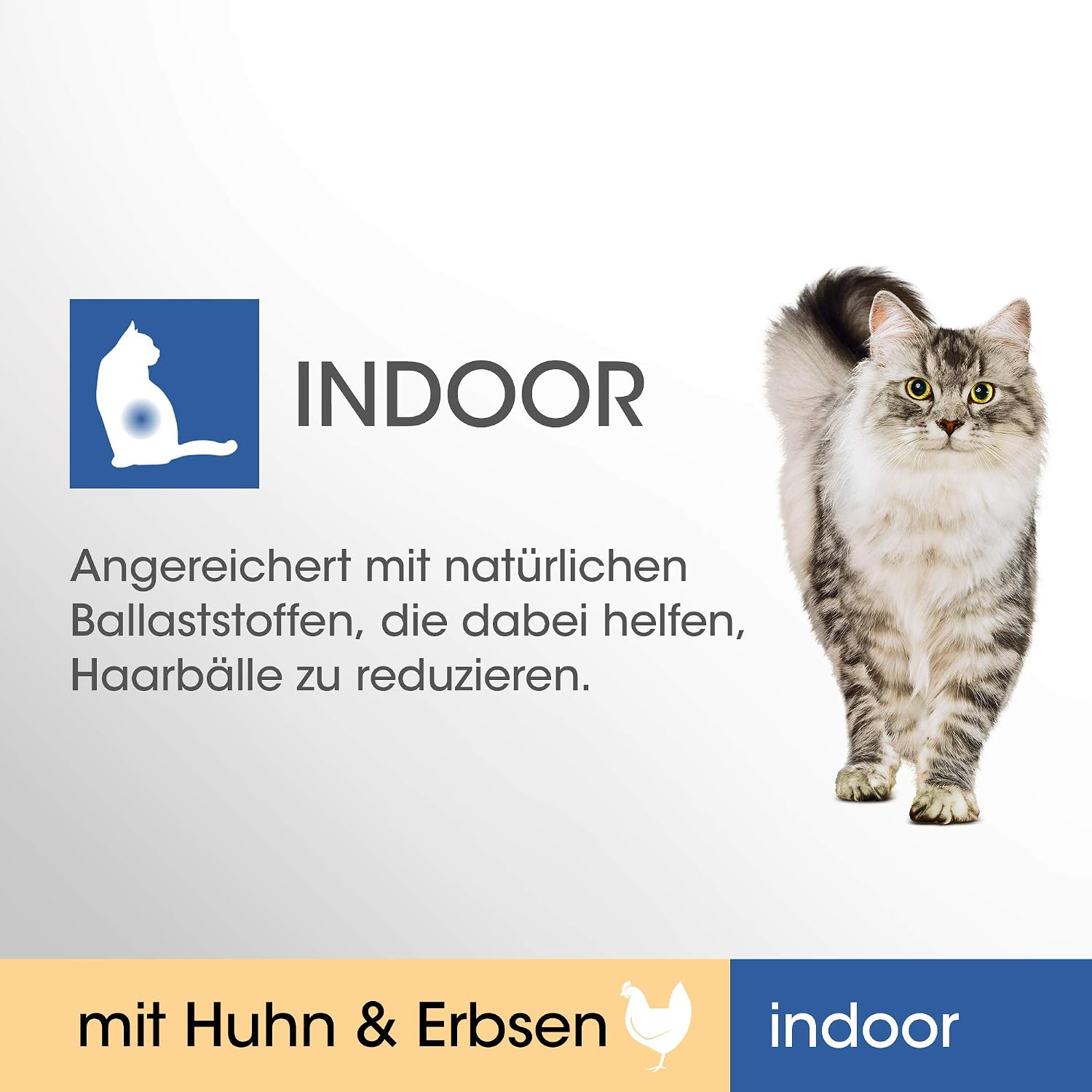 PERFECT FIT Indoor 1+ - Wet Food for Adult House Cats from 1 Year - Chicken and Peas in Sauce - Supports Vitality - 12 x 85g - Image 5