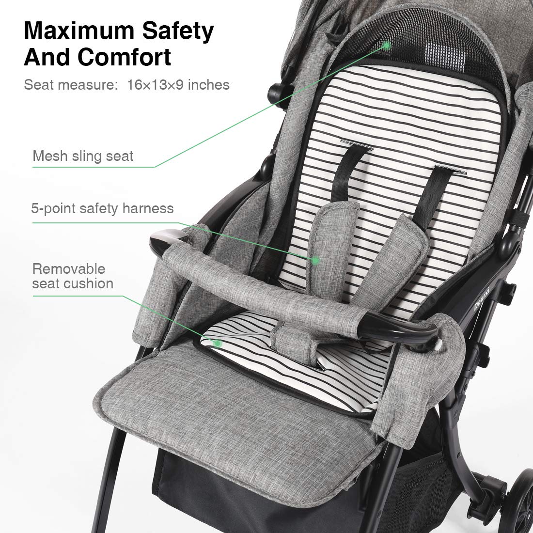 dourxi lightweight stroller