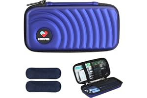 CDBXPRG Insulin Cooler Travel Case,Diabetic Cold Pack Organizer Bag with 2 Reusable Ice Packs for Insulin Pen and Other Medication Diabetic Supplies Purple