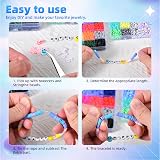 WHEELIO 8500 Clay Beads Bracelet Making Kit for Teen Girls, Multicolor view 4
