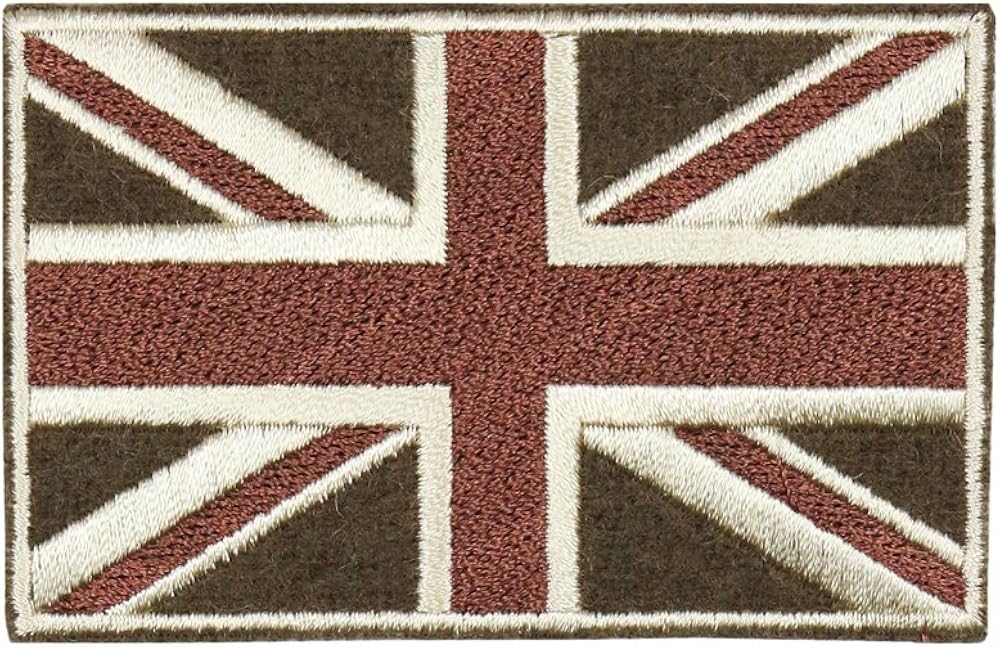British Union Flag Patch Subdued Amazon.co.uk Clothing
