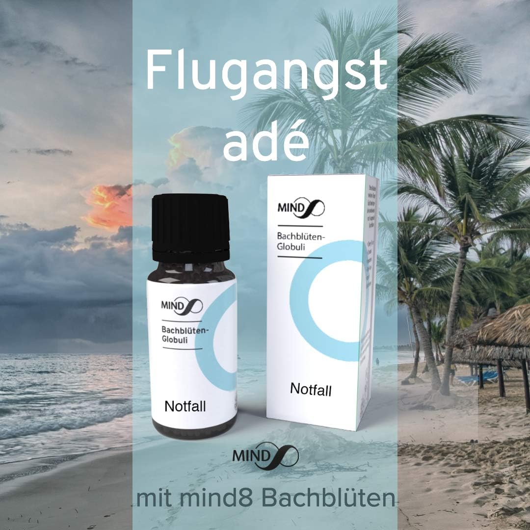 Mind8 Notfall Bachbluten Support Globuli Gelassenheit Und Innere Ruhe Flugangst Emotionale Stresssituationen All In One Sos Mixtur Amazon De Drogerie Korperpflege