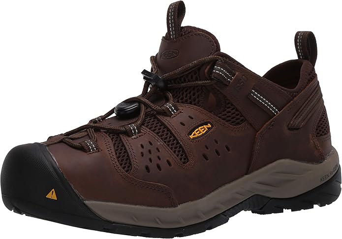 keen utility men's atlanta cool steel toe work shoe