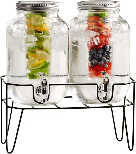 cold drink dispenser with stand